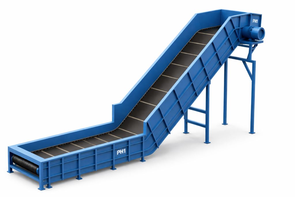 Chain belt conveyor applications